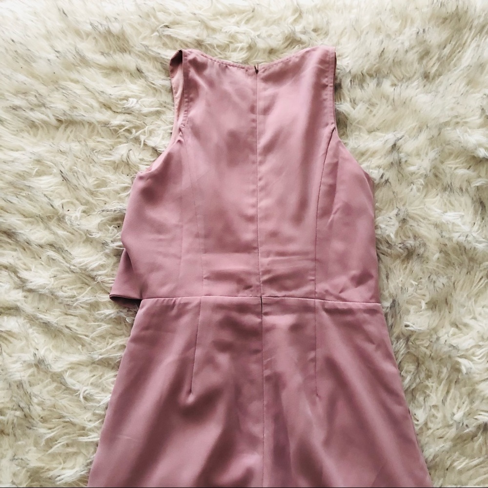 Like New On Track Xs Lulus Mauve Midi Jumpsuit .O… - image 2